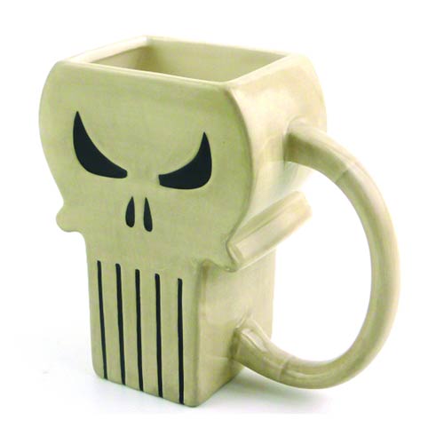 Marvel Punisher Symbol Molded Mug - Previews Exclusive